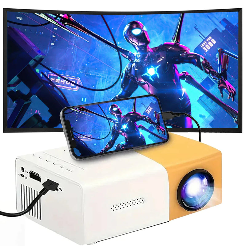 Mini Proyector LED Portátil 4K✔️ | SOLO HOY OFERTA RELÁMPAGO + ENVÍO GRATIS Y CONTRA ENTREGA