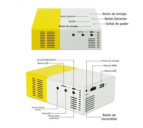 Mini Proyector LED Portátil 4K✔️ | SOLO HOY OFERTA RELÁMPAGO + ENVÍO GRATIS Y CONTRA ENTREGA