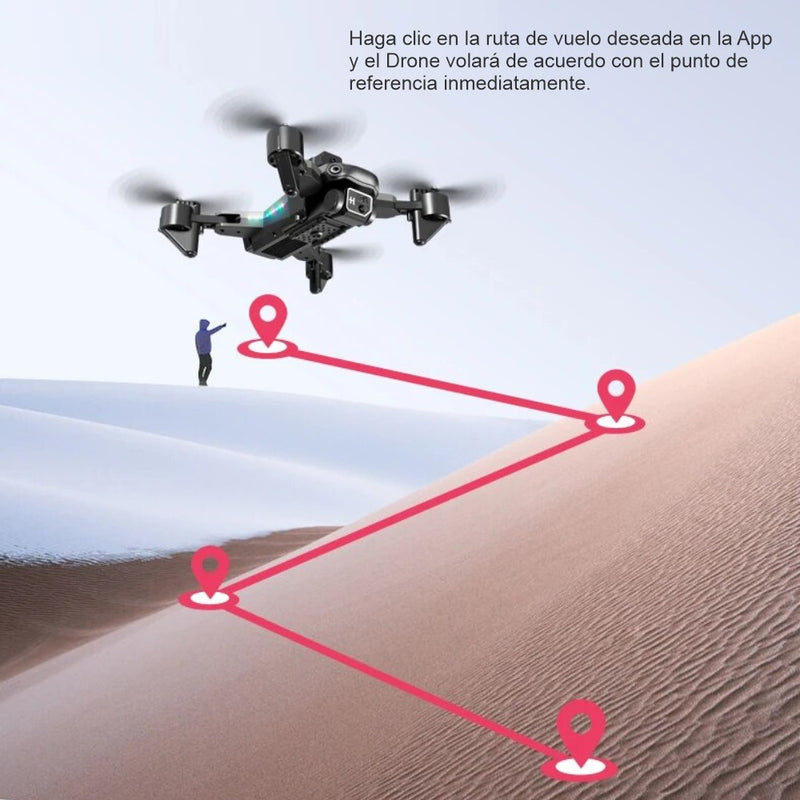 Drone Wifi 2.4g Cámara Dual HD Sensor de Obstáculos K7 Pro