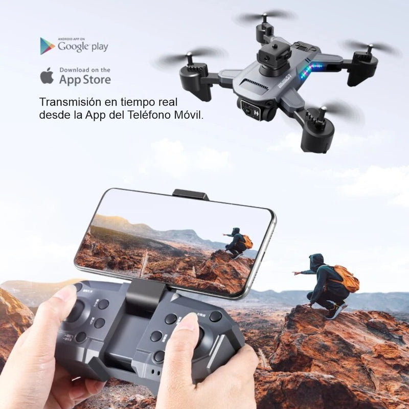 Drone Wifi 2.4g Cámara Dual HD Sensor de Obstáculos K7 Pro