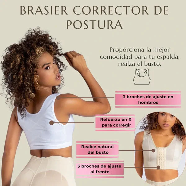 PAGA 1 LLEVA 2 OFERTA NAVIDAD | Brasier Corrector de Postura (Indicado para el dolor de espalda)