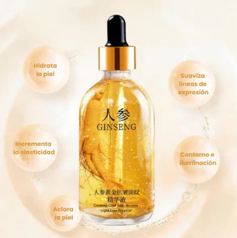 ✨¡Transforma Tu Piel con el Sérum Anti-Envejecimiento de Ginseng + Oro 24K! ✨PAGA 1, LLEVA 2✨