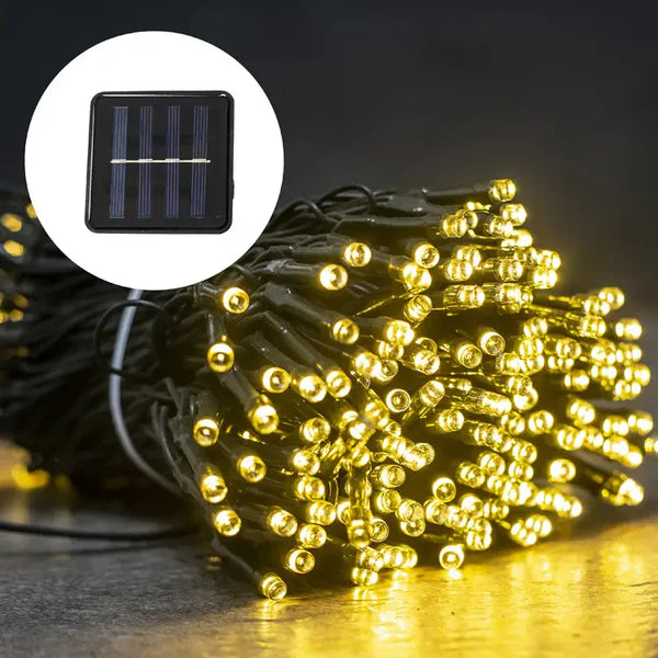 LUCES DE NAVIDAD LED SOLAR 10m 🎅🏻 | OFERTA 50% TEMPO LIMITADO + ENVÍO GRATIS Y PAGO CONTRA ENTREGA