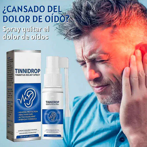 TINNIDROP SPRAY LIMPIADOR DE OIDO | PAGA 1 y LLEVA 2, OFERTA 75% OFF SOLO POR HOY